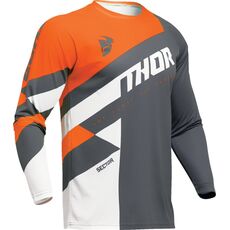 Thor Μπλούζα Sector Checker Charcoal/Orange