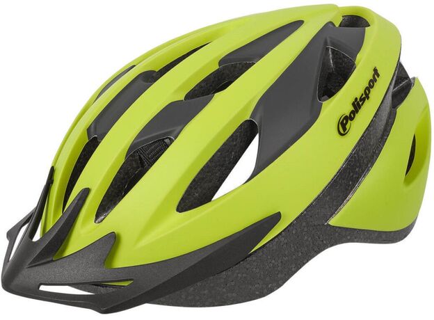 Polisport Ποδηλατικό Κράνος Sport Ride Lime Green/Black