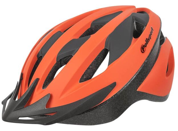 Polisport Ποδηλατικό Κράνος Sport Ride Orange/Black