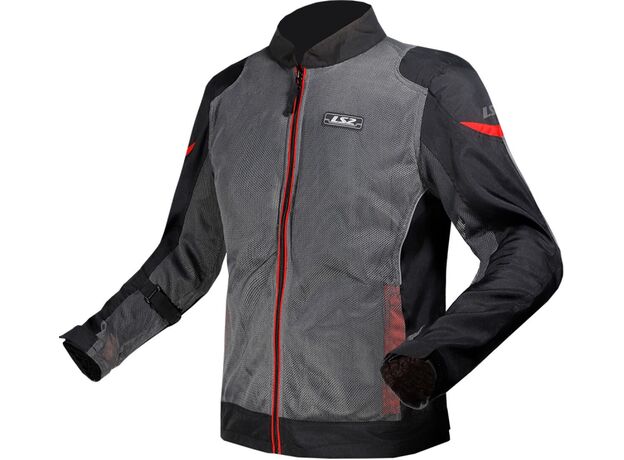 LS2 Jacket Airy Grey/Red