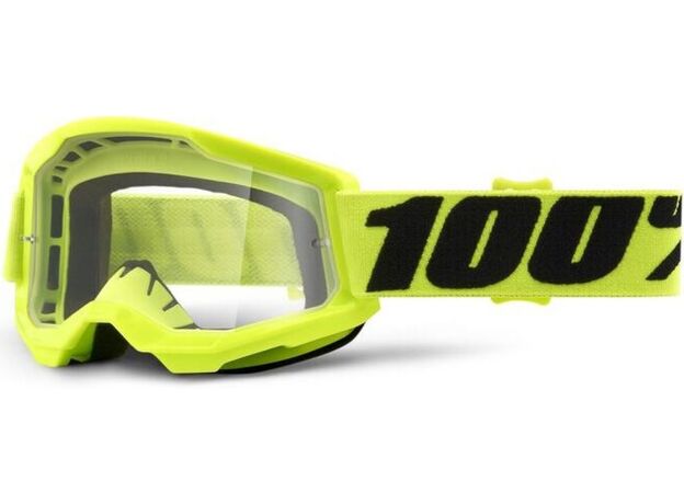 100% Παιδική Μάσκα Strata 2® Fluorescent Yellow Clear