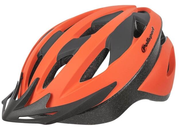 Polisport Ποδηλατικό Κράνος Sport Ride Orange/Black