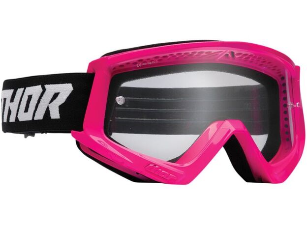 Thor Μάσκα Combat Racer Pink/Black Clear