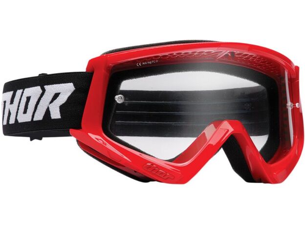 Thor Μάσκα Combat Racer Red/Black Clear