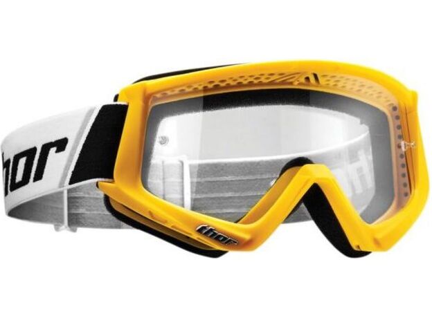 Thor Μάσκα Combat Racer Yellow Clear