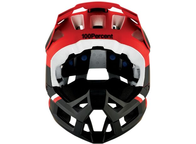 100% Full Face MTB Κράνος Trajecta Fluo Red