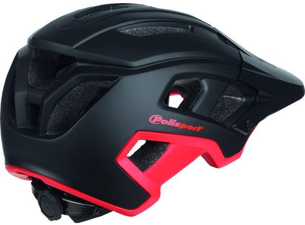 Polisport Κράνος MTB Mountain Pro Black/Red