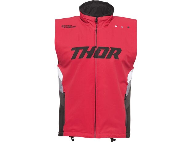 Thor Warm Up Vest Red/Black