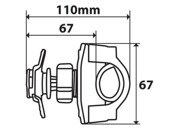 Optiline Βάση Opti Handle | 90452