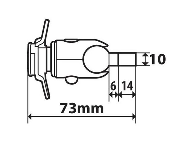 Optiline Βάση Opti Screw M6 | 90450