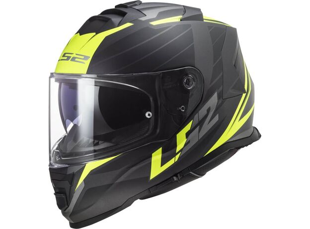 LS2 Κράνος Full Face FF800 Storm II Nerve Black/H-V Yellow