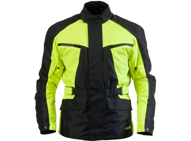 Moto One Jacket Focus Black/Fluo Yellow